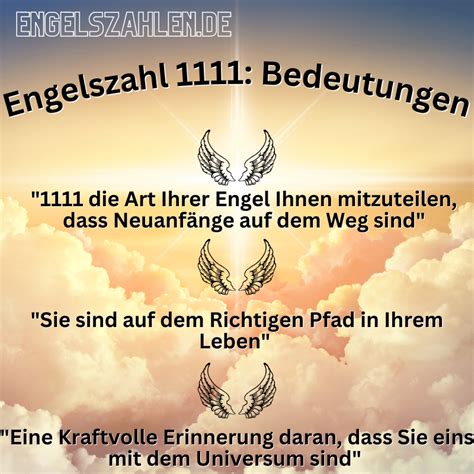 1111 Engelszahl: Ein Versprechen für neue Anfänge